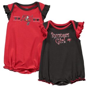 Tampa Bay Buccaneers Girls Infant 2-Pack Homecoming Bodysuit Set