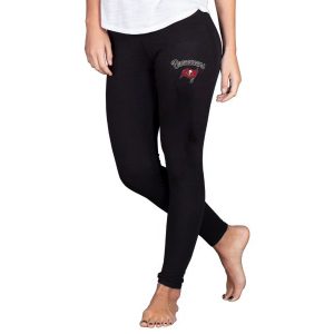 Women’s Tampa Bay Buccaneers Concepts Sport Black Fraction Leggings