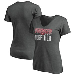 Women’s Tampa Bay Buccaneers Stronger Together V-Neck T-Shirt